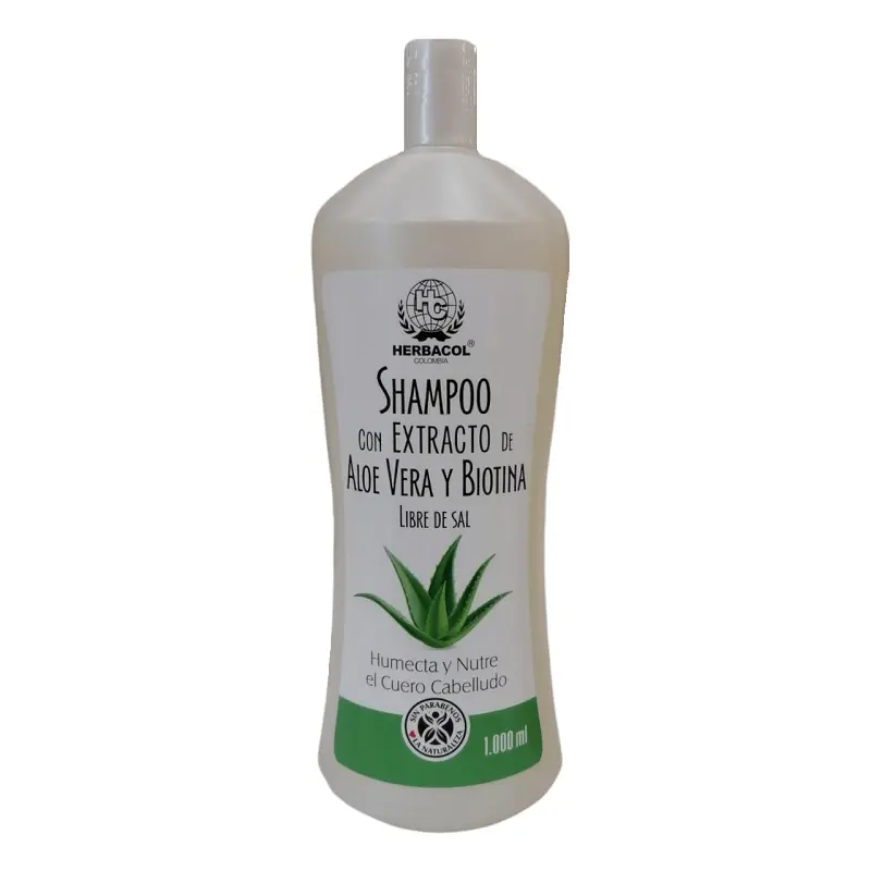 SHAMPOO HERBACOL*1000ML ALOE VERA Y BIOTINA