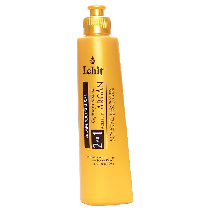 SHAMP LEHIT *300ML ACEITE DE ARGAN 2EN1