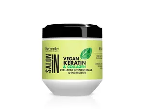 MASCARILLA CAPILAR SALON IN*500G VEGAN KERATIN & COLLAGEN RECHARGE INTENSIVE