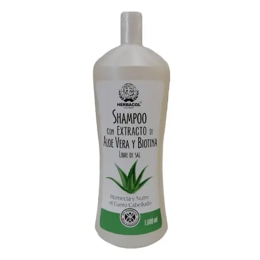 SHAMPOO HERBACOL*1000ML ALOE VERA Y BIOTINA